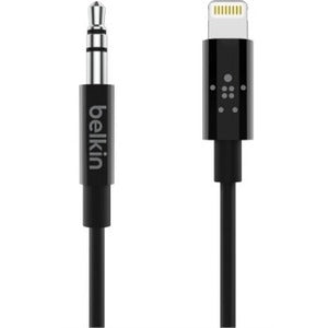 Belkin 1.80 m Lightning/Mini-phone Audio/Data Transfer Cable for Audio Device Belkin 1.80 m Lightning/Mini-phone Audio/Data Transfer Cable for Audio Device